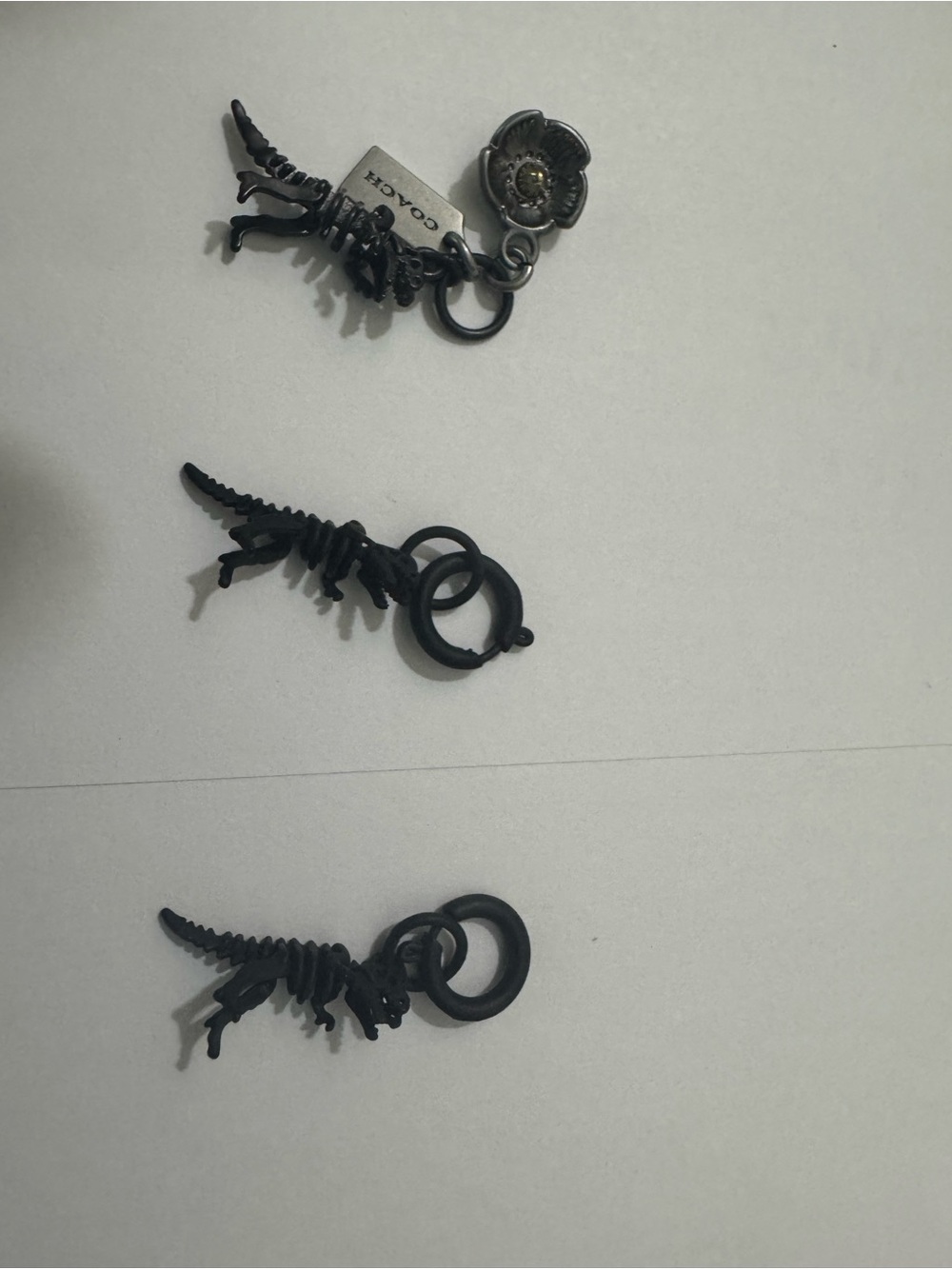 Coach Black Metal Charms - Picture 6 of 6